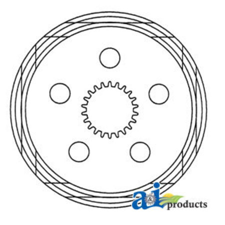 A & I PRODUCTS Disc, Brake 10" x10" x0.5" A-83999753